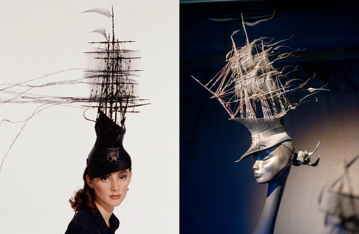 Philip Tracy's crazy hats.