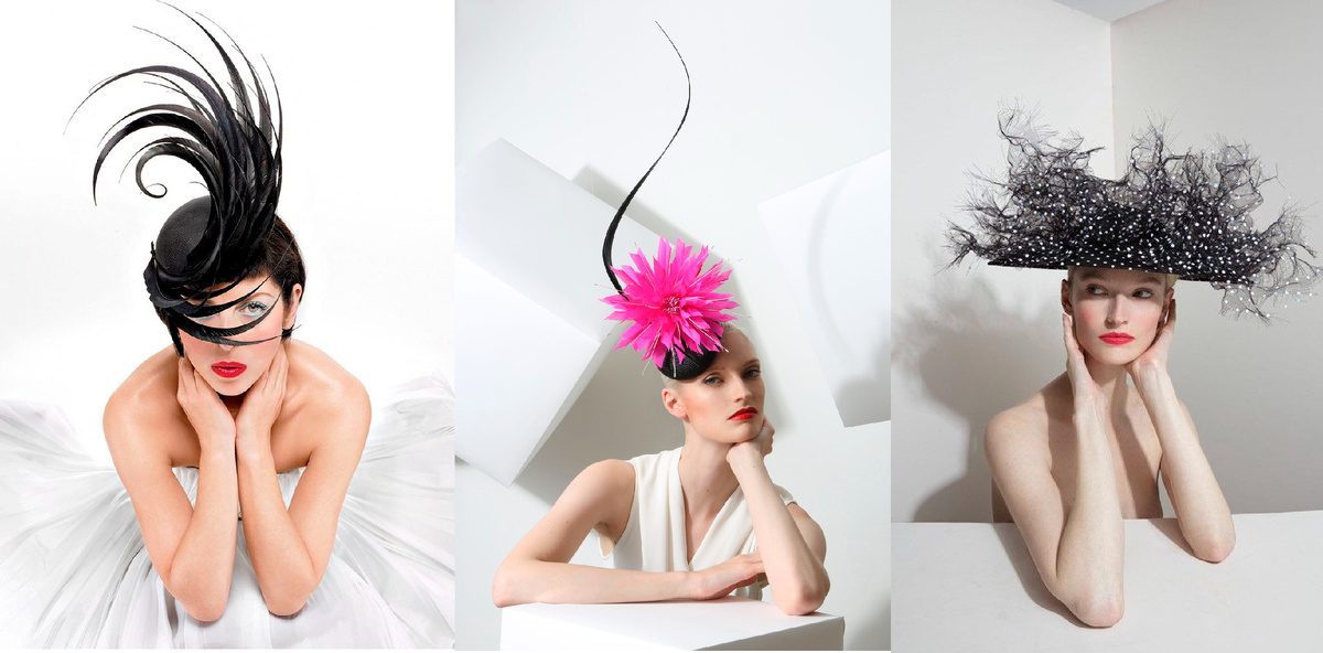 Philip Tracy's crazy hats.