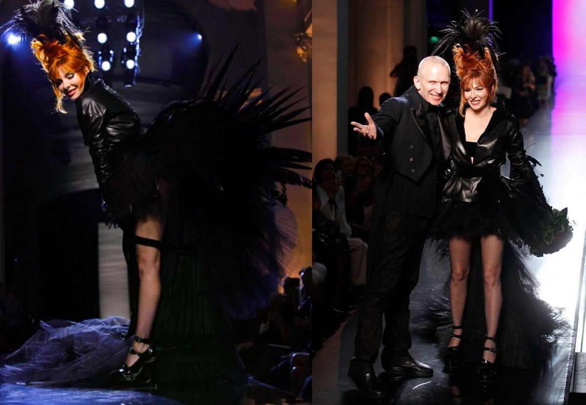 Mylène Farmer ist eine Sängerin mit ungewöhnlichen Outfits