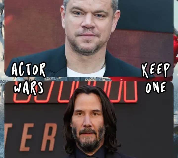Matt Damon und Keanu Reeves: Schauspieler mit Charisma