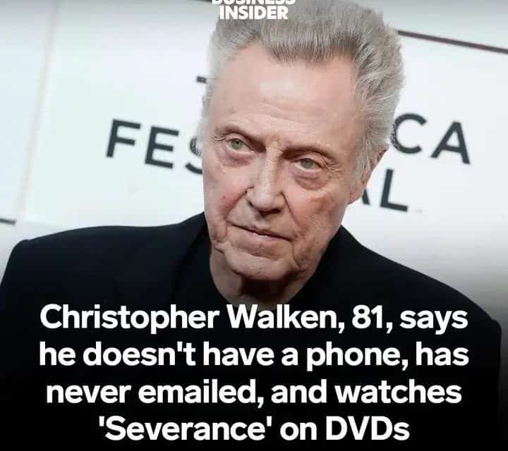 Christopher Walken: Leben ohne Smartphones und E-Mails