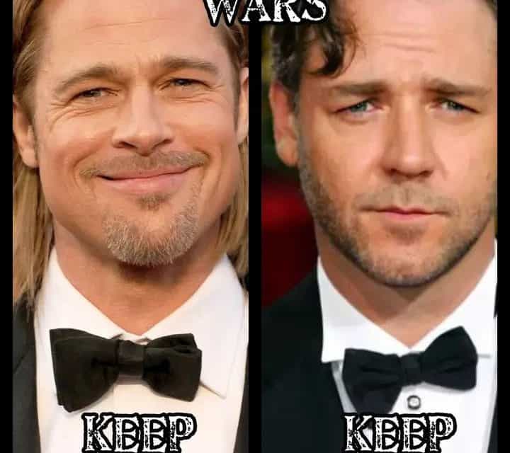 Brad Pitt und Russell Crowe: Hollywoods beste Schauspieler
