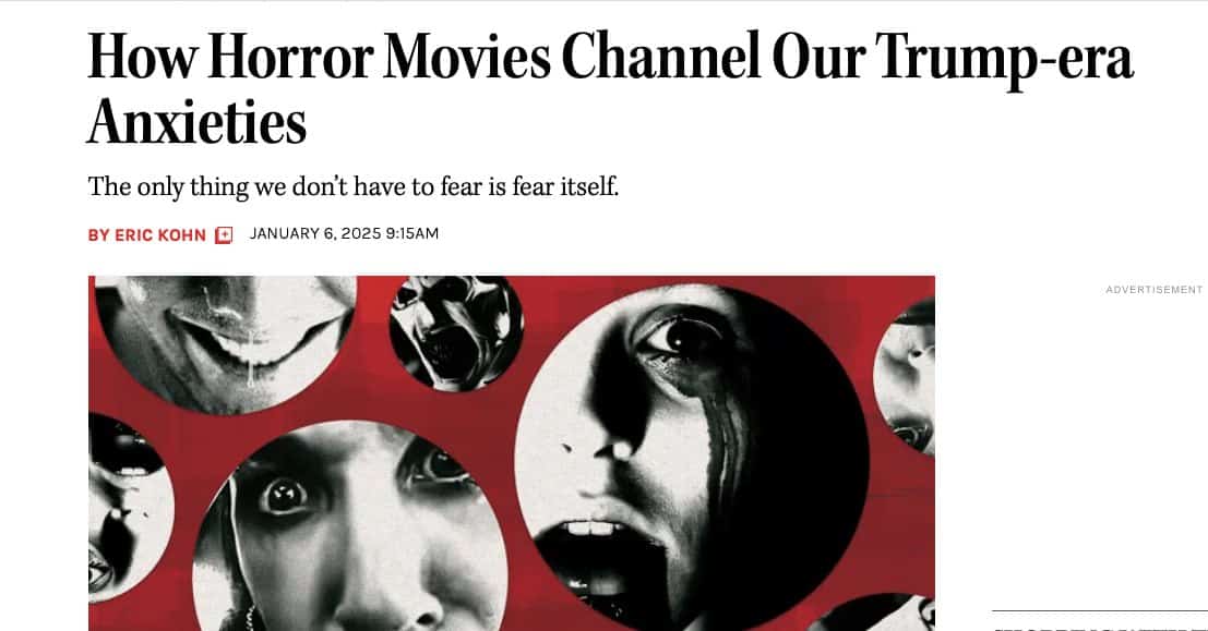 Horrorfilme als Spiegel der Trump-Ära: Ängste und Reflexionen