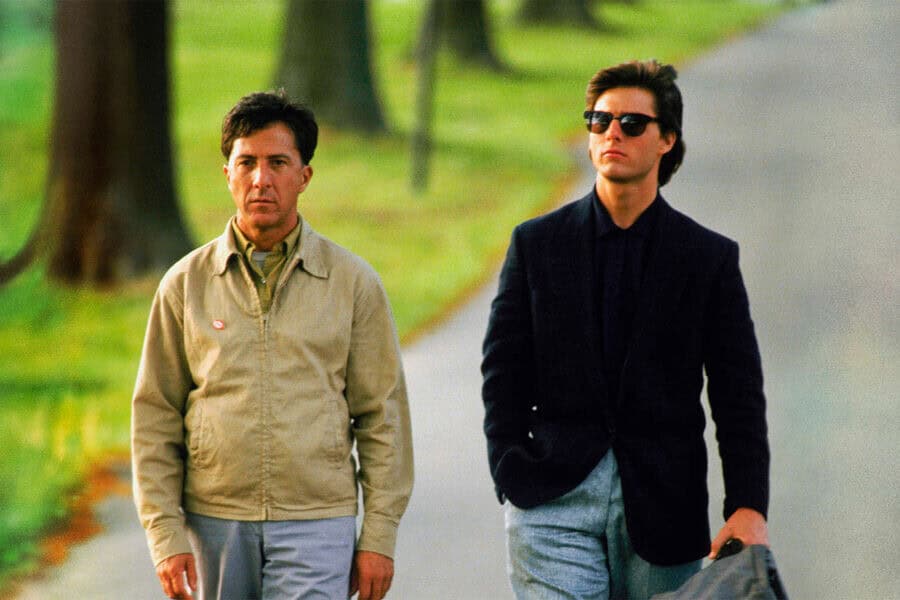 Tom Cruise und Dustin Hoffman auf Reisen: der Oscar-prämierte Film Rain Man (1988)