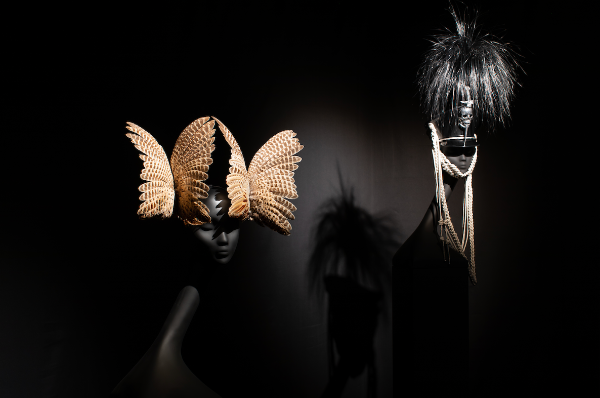 Philip Tracy's crazy hats.