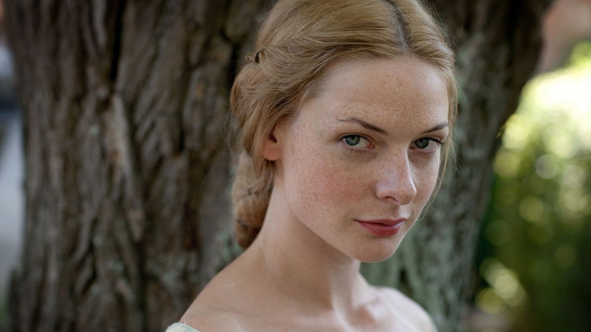 The cutie from Sweden: Rebecca Ferguson.