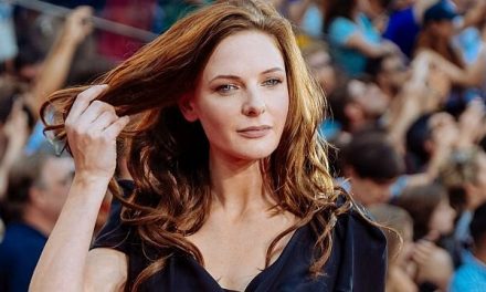 The cutie from Sweden: Rebecca Ferguson.