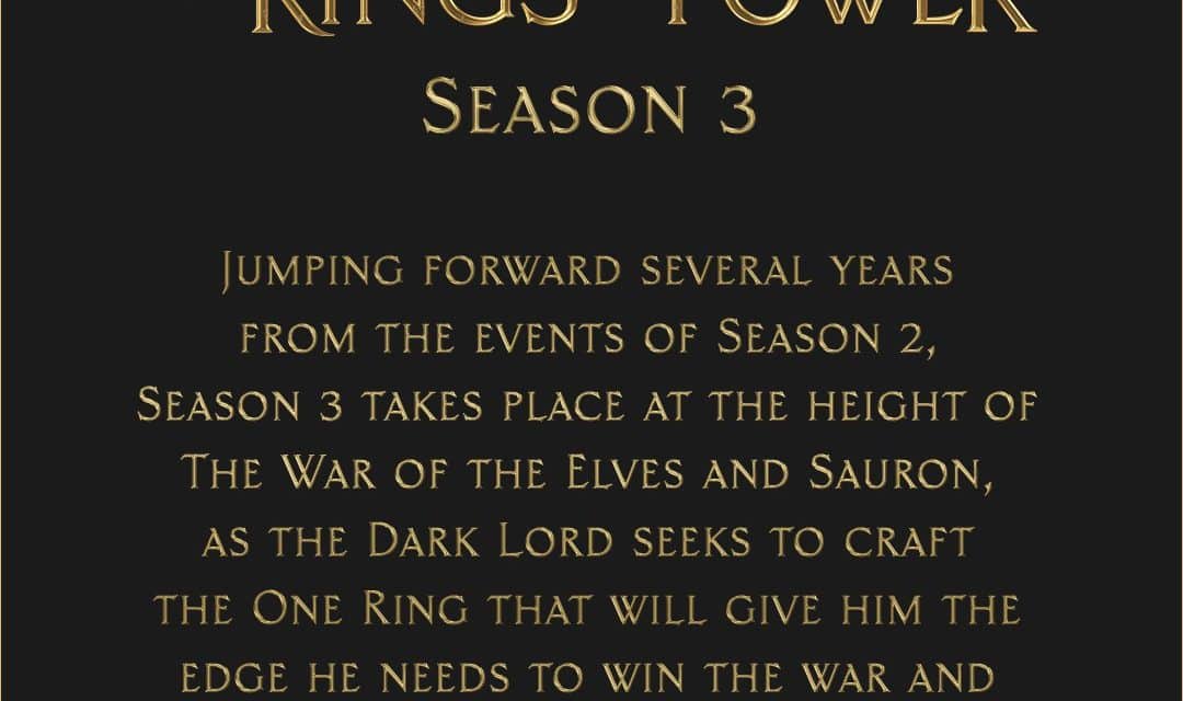 „Der Herr der Ringe: Die Ringe der Macht“ Staffel 3 angekündigt
