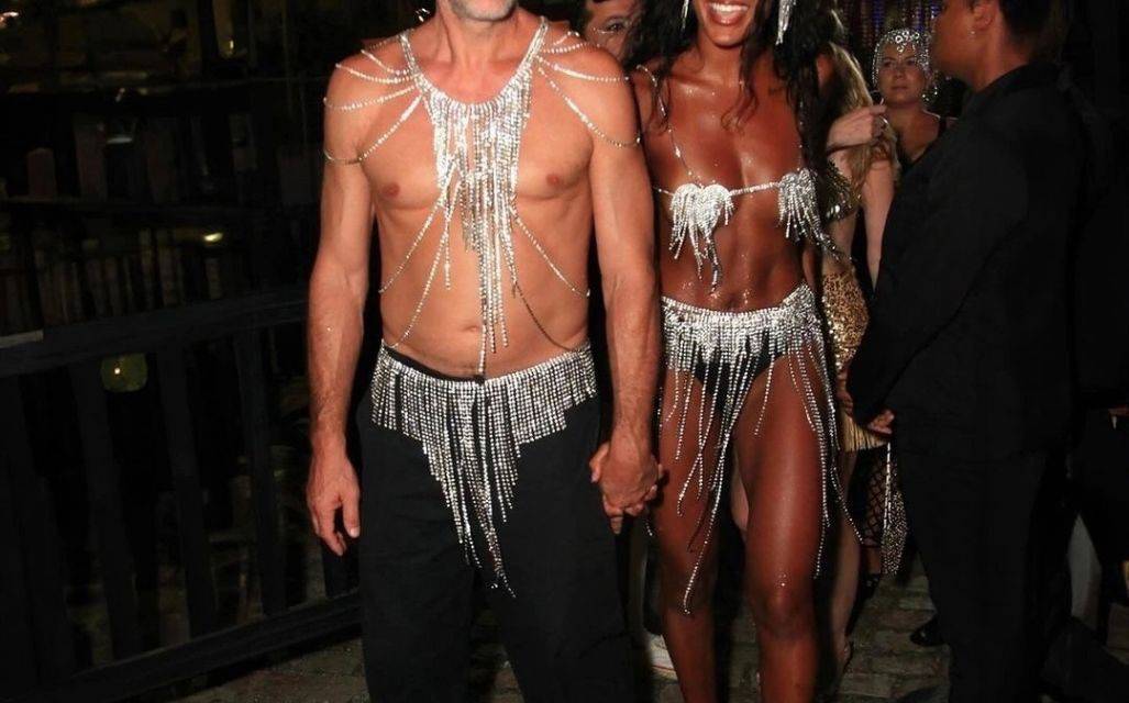 Vincent Cassel und Nara Baptista beim Karneval in Rio
