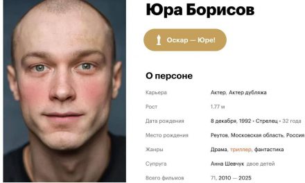 Unterstütze Юра Борисов auf Кинопоиск für den Oscar!