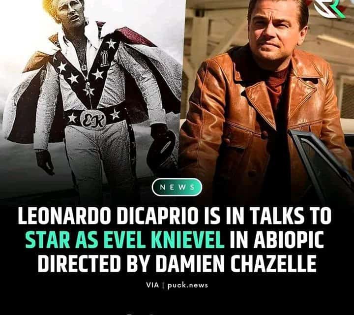 Leonardo DiCaprio als Evel Knievel: Biopic 2024