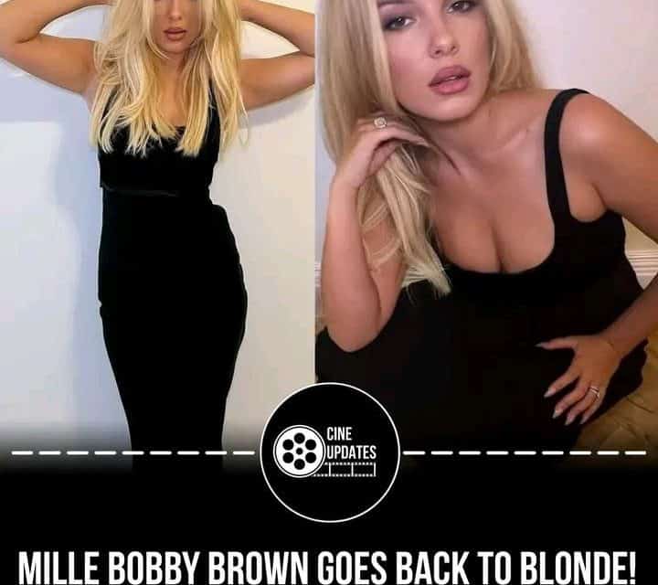 Millie Bobby Brown zeigt neuen blonden Look: Fans geteilter Meinung