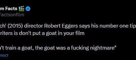 Robert Eggers‘ Rat: Keine Ziegen in euren Geschichten!