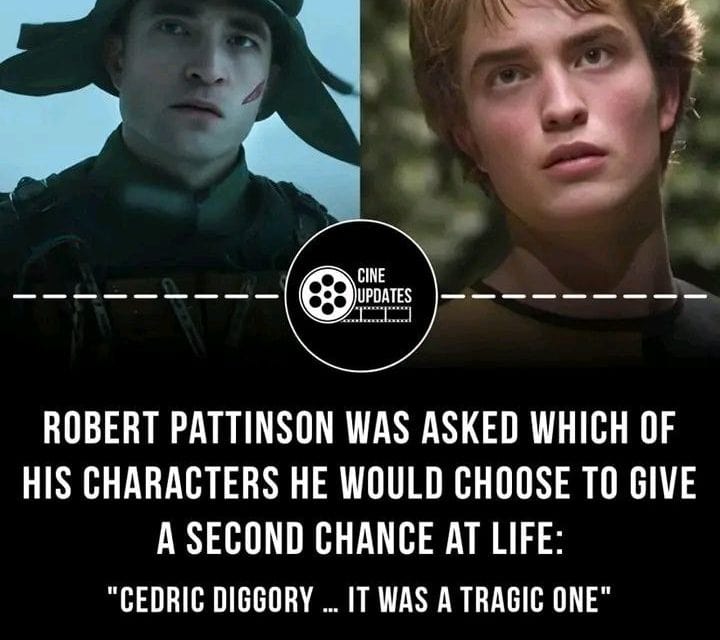 Roberto Pattinson möchte Cedric Diggory zurückbringen