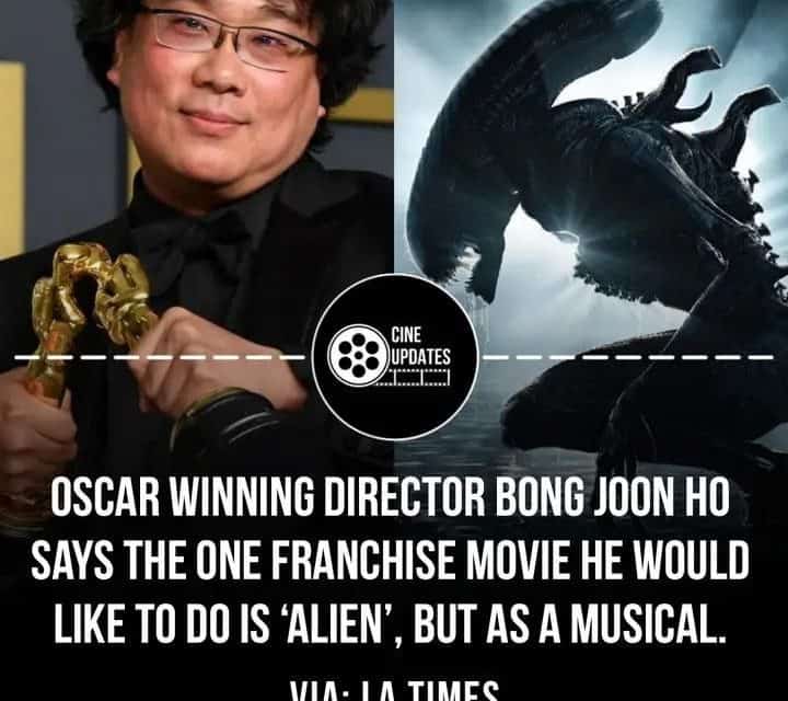Bong Joon-ho plant intergalaktisches Alien-Musical!
