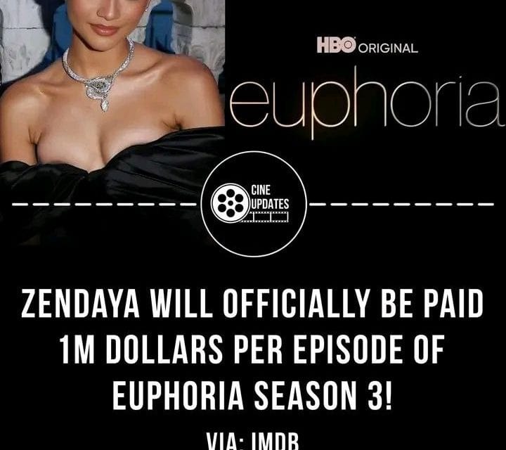 Zendaya verdient 1 Million Dollar pro Episode in Euphoria