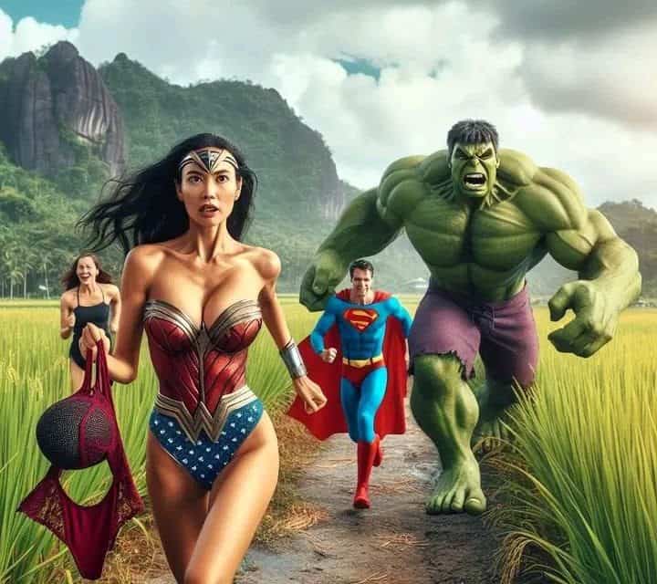 Mysteriöse Wonder Woman stiehlt Wäsche im vietnamesischen Dorf