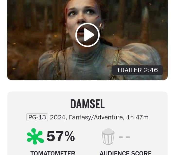 Damsel: Mixed Reviews für Millie Bobby Browns neuen Film