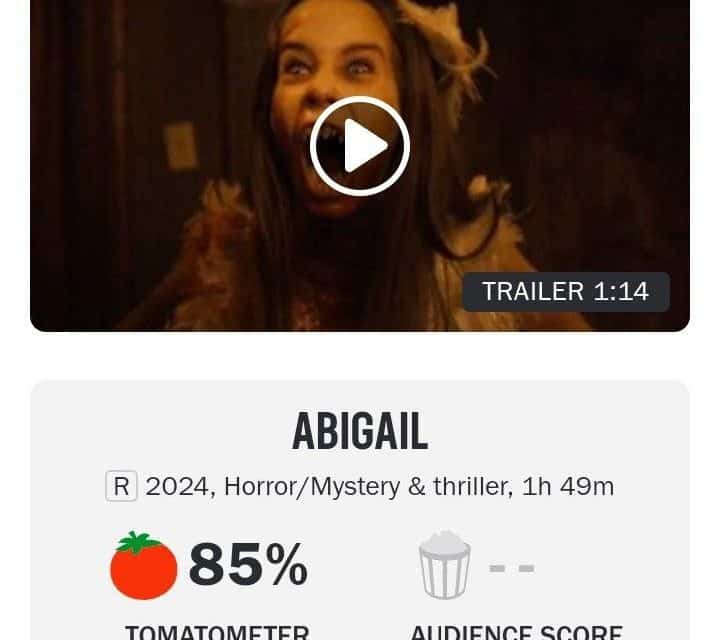 Kritiken zum Horrorfilm Abigale (2024): Spannung pur!