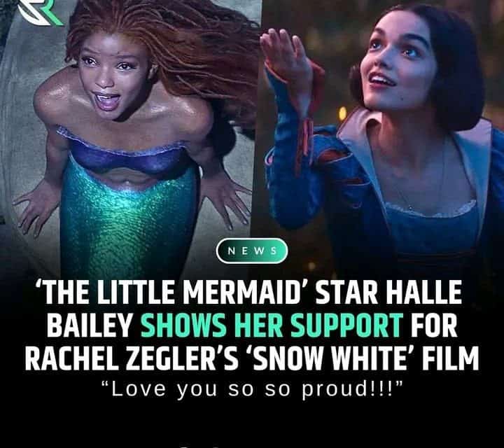 Halle Bailey unterstützt Rachel Zegler in Hollywood-Solidarität