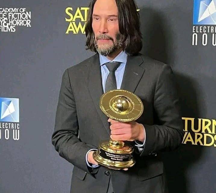 Kiana Reeves erhält Ehrung bei den Saturn Awards 2024