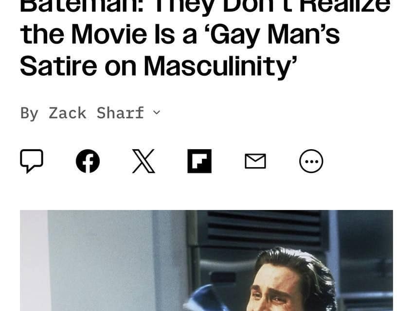 „Amerikanischer Psycho“: Von Satire zu Irrtum der Männlichkeit