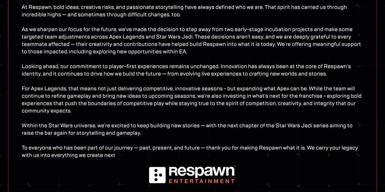 Entlassungen und Projekt-Schließungen bei Respawn: Titanfall-Zukunft ungewiss